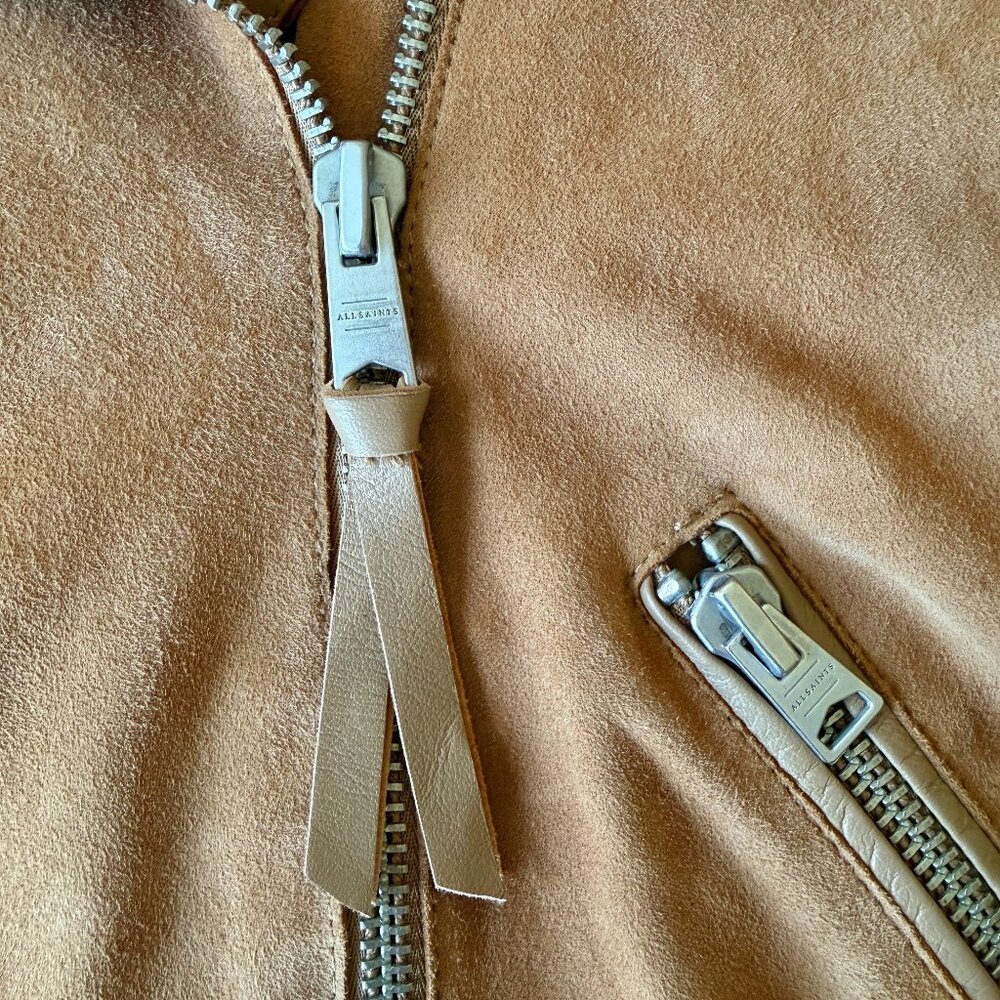 All Saints Richardson Suede Jacket - Picture 15 of 16